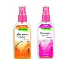 驱蚊水蚊喷液宝宝儿童孕妇户外止痒驱蚊液 橘子味玫瑰味【各一瓶】