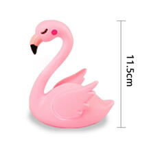 旋转木马音乐盒生日蛋糕装饰蛋糕装饰摆件蛋糕装扮配件八音盒 展翅火烈鸟【10个只】