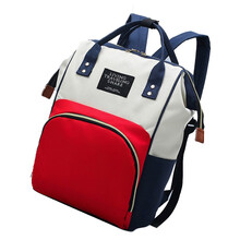 十月结晶同款 妈咪包轻便超轻新款双肩母婴小包大容量手提包孕妇包外出背包时尚 搭配色