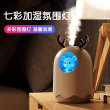 乾越创意萌宠加湿器迷你USB补水仪家用车载小型香薰机 珊瑚粉
