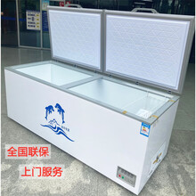 商用大容量冰箱1018升商用冰柜卧式冷藏冷冻柜节能大容量冷柜双温初瑾 双温618铜管1720X700X890MM