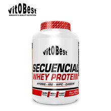 Vitobest维托贝斯特乳清蛋白质粉四重序列增肌营养粉健身粉whey4磅 草莓奶昔味 序列乳清蛋白(4磅)