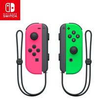 任天堂 Nintendo Switch Pro手柄 游戏机手柄 NS周边配件 Joy-Con手柄 左粉右绿 【switch原装配件】