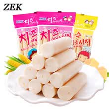 21年2月生产韩国进口ZEK芝士鳕鱼肠105g袋装儿童宝宝休闲海味零食鱼肉香肠 芝士鳕鱼肠105g*5袋