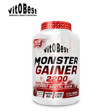Vitobest维托贝斯特增肌粉乳清蛋白质健身营养粉怪兽加纳增重补剂 香草味 怪兽加纳增肌粉(7.7磅)