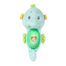 费雪 小海马新生儿玩具宝宝玩具0-1岁哄睡神器婴儿安抚玩偶-智能安抚海马（蓝色）FHC95