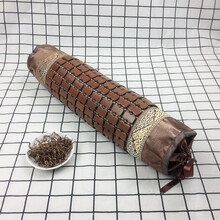 颈椎枕头睡觉专用富贵包劲椎病颈椎生理曲度变直枕头圆柱凉枕-花睡神 圆柱麻将竹枕 (单个)