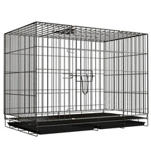 鸽子笼养殖笼家用大号特大繁殖配对鸽子笼大型不锈钢色鸽子笼鸟笼 密100*60*70盘食盒砂杯草窝网格