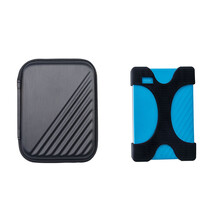 适用于西数随行版移动硬盘保护套新款WD随行款西部数据mypassport随性款X型硅胶套1t2T4t 黑色包+黑色(1T/2T)硅胶套