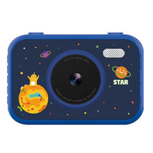 3.5寸儿童相机玩具可拍照迷你便携高清大屏小单反男女孩生日礼物生日礼物抖音网红同款 星空蓝标准配置+3.5英寸巨屏 +双摄+MP3功能