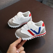 迪士尼（Disney）官方同款 0-1-2岁5宝宝帆布鞋春秋软底女宝宝鞋子防滑男童学步鞋儿童运动鞋 6618皮面 内长12.0cm 17码数