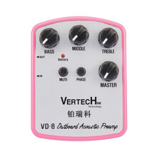 Vertechnk古筝古琴琵琶提琴等乐器通用拾音器古筝古琴扩音器VD-8 红色古琴款