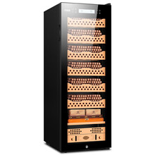 富客（FUKE） FK-168C2变频恒温恒湿雪茄柜红酒柜雪松木层架负离子净化雪茄雪茄保 雪松木裸养6+1