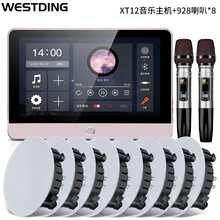 威斯汀（WESTDING）XT12智能家庭背景音乐主机系统套装家庭影院音响组合无线蓝牙吸顶音响喇叭 XT12主机+928喇叭×8