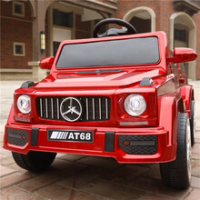 爱童奔驰儿童电动车四轮可坐人婴儿遥控摇摆男女小孩宝宝双驱童车玩具汽车 升级烤红四驱遥控+手机遥控+摇摆+蓝牙播放+皮座