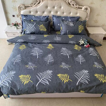 全方位老人护理隔尿被罩床单防污防尿漏防水被套防潮湿支持订做f 布面蓝色 .150*200cm