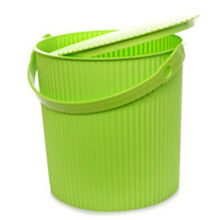 塑料桶水桶带盖凳子桶玩具桶洗车桶钓鱼桶垃圾桶储物桶收纳可坐桶 【加厚特大号】坐高30厘米绿色