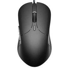 【京闪配送】智能语音鼠标声控打字快速识别说话输入讯飞翻译游戏电脑有线鼠标 黑色有线语音鼠标