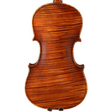 青歌 乐器QV406演奏独板小提琴 欧料大师制虎纹独板全手工小提琴 QV406 独板欧料 大师制4/4