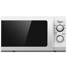 美的（Midea）微波炉家用多功能经典转盘式小型 21L五档火力易清洁大功率防水墙机械式 M1-211A/L213B