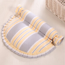 颈椎枕头修复颈椎专用荞麦枕护颈枕单人脊椎矫正病人保健枕芯 深灰色