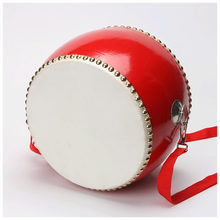 儿童节礼物8寸小军鼓幼儿园表演玩具敲鼓打击乐器腰鼓 堂鼓（9寸）30*17cm+鼓棒