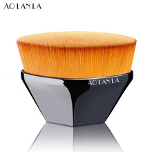 AOLANLA 美国55号粉底刷魔术刷自然无痕化妆刷美妆刷便携扁平粉底液刷替海绵蛋礼盒款（含保护盖） 