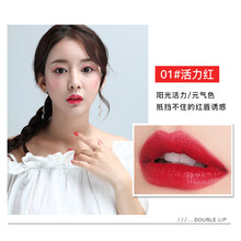 欧丽丝口红笔自动唇线笔女防水持久不易脱色勾线唇笔哑光画口红 双头自动唇线笔：01#活力红