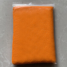 雪花泥颗粒泥500克大包装超轻粘土伴侣DIY手工制作配件材料珍珠泥 橙色