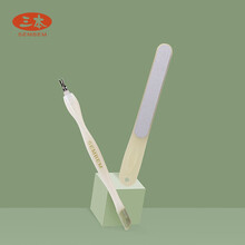 三本 指甲锉指甲刀美甲抛光器死皮钳刮修脚刀磨脚器不锈钢脚板锉搓脚去死皮钳工具 指甲锉+去死皮挑