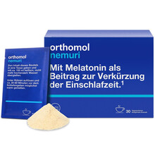 奥适宝ORTHOMOL德国原装进口 褪黑素改善睡眠失眠多梦 安眠安睡 植物纯不成瘾 冲剂30天装 一盒