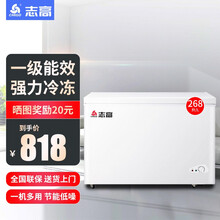 志高（CHIGO）家用商用冰柜 大容量冷藏冷冻转换冷柜 节能省电 268升【省电款 一级能耗】