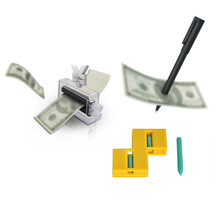 魔术荟萃 （MAGIC） 震撼近景 魔术道具 笔穿白纸 儿童 创意玩具 魔力穿钞笔 魔法银行+魔力穿钞笔+断笔还原