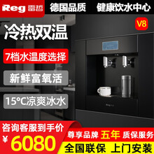 雷哲（Reg） 嵌入式蒸烤箱一体机电蒸箱嵌入式饮水机净饮一体机全自动进水F02 V8嵌入式饮水机（无滤芯款，兼容家庭净水器）