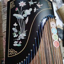 考级演奏古筝琴标准尺寸古筝初学者成人入门演奏筝全套配件 163荷塘月色 裸琴