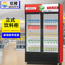 钦樽 饮料展示柜冷藏柜双门保鲜柜立式冰柜 超市便利店冰箱单门双门三门冷饮柜啤酒柜冷藏鲜花柜 经典单门直冷(白色)
