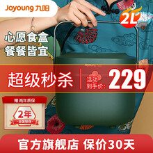 九阳（Joyoung）电饭煲迷你智能电饭煲家用2L多功能米饭锅蒸米饭锅宝宝电饭煲 【复古绿 】锦礼幸运草