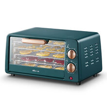 DANYIN 小熊干果机食物烘干机家用食品宠物肉干水果干零食脱水蔬菜风干机 墨绿色