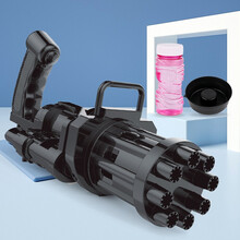 卡卡鸭加特林网红电动泡泡机泡泡枪儿童手持八孔泡泡机女孩男孩