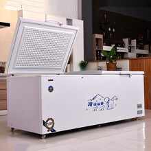 冰柜商用大容量家用保鲜冷冻两用铜管卧式冰箱冷藏柜超大双温雪柜 百达慕尚 升级418单温1.14米*0.71米*0.85米