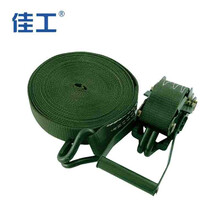 佳工 紧固带捆绑器拉紧器货物捆绑器捆绑带军绿色栓紧器制式紧固器紧绳器栓紧器运输加固器货物捆扎器