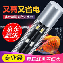 sobo/松宝鱼缸灯led灯防水照明灯水草灯草缸灯鱼缸照明灯潜水灯赏鱼灯管鹦鹉鱼灯防水鱼缸 D-518 双排灯珠【 灯长51cm 】