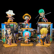 海贼王手办盲盒半解剖路飞索隆乔巴乌索普潮玩汽车摆件模型礼物 随机一个【全套请拍6个数量】