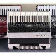 2020款德国霍纳牌Amica Forte四排簧120贝演奏手风琴演奏定制款 白色