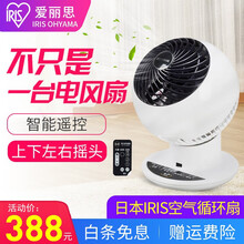 日本（IRIS）爱丽思电风扇家用风扇空气循环扇空调扇办公室台式台扇迷你小风扇对流电扇水田 SC15TC球形循环扇（遥控+上下左右摇头）