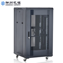 神州网络机柜1米1.2米1.6米1.8米2米弱电18U22U32U37U42U路由交换工控监控机柜 18U600*600*1055网门T9.6618 黑色