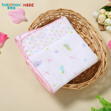 怡比Hibe 口水巾安抚巾 3层全棉水洗纱布手帕小方巾男女宝宝纯棉围嘴毛巾 30*30cm 怡比梦幻海洋3层纱布手帕-2条装