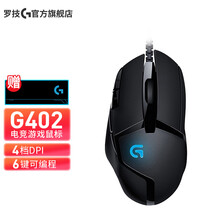 罗技（G）G402 高速追踪游戏鼠标 FPS吃鸡鼠标 绝地求生 赛博朋克APEX G402