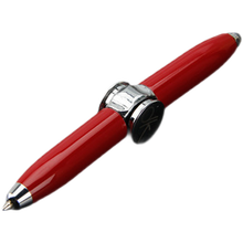 AdultMoon上课打发时间解压神器指尖陀螺油笔旋转发光减压解压玩具儿童创意礼物 红色