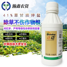 瀚鑫 草甘膦钾盐 孟山都达迈进口灭生性除草剂 草甘磷 170ml